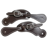 Western Spur Straps with Stitching