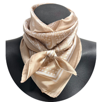 Jolene Satin Wild Rag, Beige