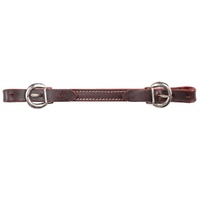 Flat Curb Strap Latigo 5/8&quot;