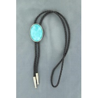 Bolo Tie Turquoise Oval