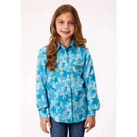 Girls Five Star Blue Shirt