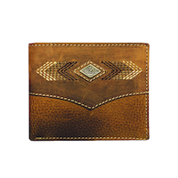 Bi-Fold Wallet, Diamond Concho