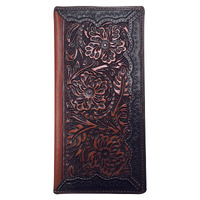 Rodeo Wallet, Dark Brown Tooled