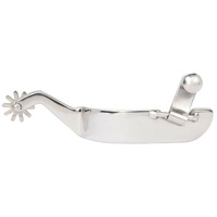 Stainless Steel Spur with 1&quot; Band and 10 Point Rowel