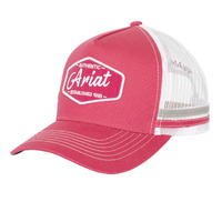 Est Patch Trucker Cap, Raspberry