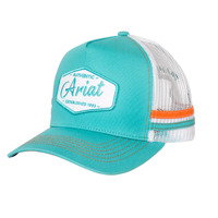 Est Patch Trucker Cap, Pool Green