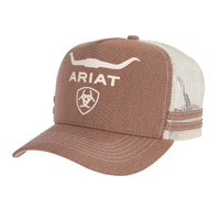 Wild Bull Trucker Cap, Brown Heather