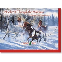 Christmas Cards (20 Pack) Hoofin&#39; It Through the Holidays