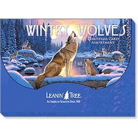 Christmas Cards (20 Pack) Wintry Wolves