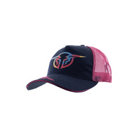 Bullring Trucker Cap, Navy/Pink