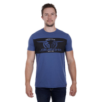 Mens Sampson Tee, Blue Steel