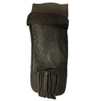 Bull Riding Glove with Strap, Black
