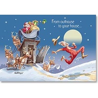 Christmas Card CB - Outhouse