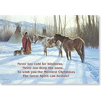 Christmas Card Cb Native American Horses Christmas Card Cb Native American Horses
