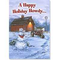 Christmas Cards (10 Pack) Howdy Snowman