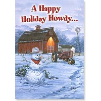 Christmas Card CB - Howdy Snowman
