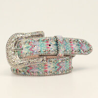 Girls Southwestern Glitter Belt, Multi