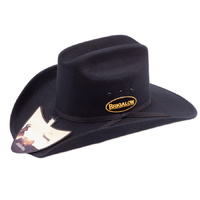 Dallas Felt Covered Black Hat