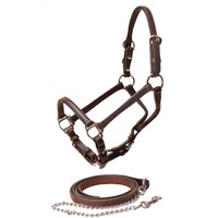 Plain Leather Halter