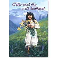 Magnet - Color each day with kindness!