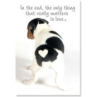 Magnet - Love heart dog