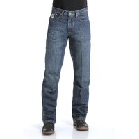 Mens Relaxed Fit White Label Jeans, Dark Stone
