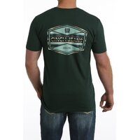 Mens Cinch Jeans Tee, Green