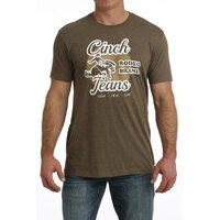 Mens Rodeo Brand Tee, Brown