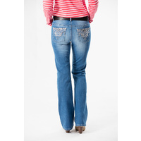 "Sequin V" Bling Jeans