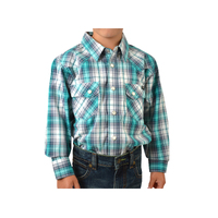 Boys David Check Shirt