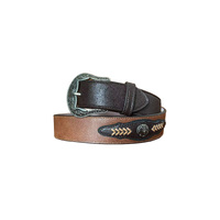 Wesley Belt, Tan/Chocolate