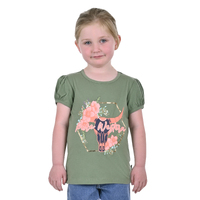 Girls Almy Tee, Moss