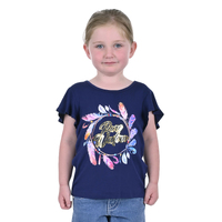 Girls Dylan Tee, Navy