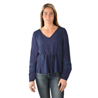 Womens Ella-Mae Blouse, Navy