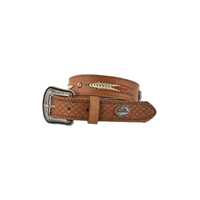 Kids Dawson Belt, Dark Tan