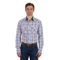 Mens Lucas Check Western Shirt