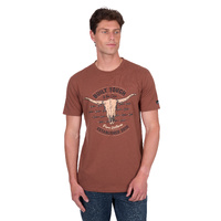 Mens Frank Tee, Rust