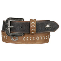 Terrence Belt, Tan/Chocolate