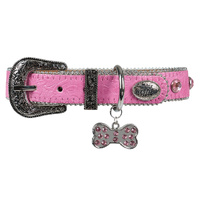 Tilly Dog Collar, Pink