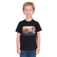 Boys Terry Tee, Black