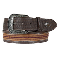 Oscar Belt, Chocolate/Tan