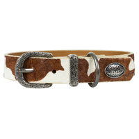 Adelaide Dog Collar, Tan/Natural