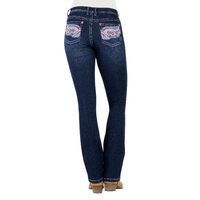 Womens Odelia Boot Cut Jeans