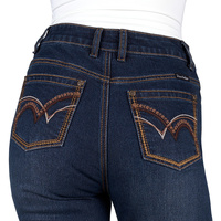 Womens Sam High Rise Boot Cut Jeans