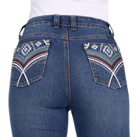 Womens Mary High Rise Boot Cut Jeans