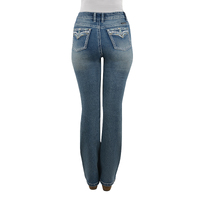 Womens Jemma High Waisted Boot Cut Jeans