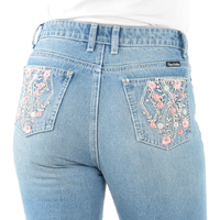 Womens Flora High Waisted Boot Cut Jean