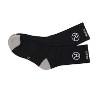 Mens Crew Socks, Black/Grey