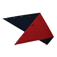 Carlee Double Sided Scarf, Navy/Chilli