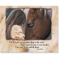 Poster - Horse & Girl